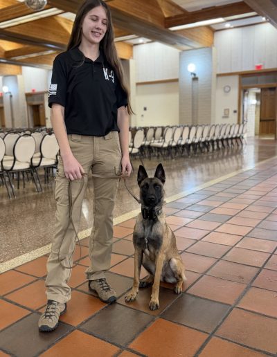 UPK9 Officer Dunn with K9 Mossy